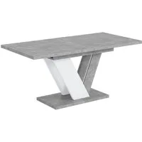 ALTDECOR Esstisch CLASI (Esstisch ausziehbar, Esszimmertische, Tisch Wohnzimmertisch), Esszimmertisch ausziehbar 120 - 160 x 80 x 75 cm