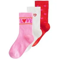 Next Kurzsocken Gerippte Knöchelsocken, 3er-Pack (3-Paar)