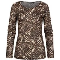 CLOUD 5IVE Longsleeve CLOUD 5IVE Langarm Shirt Longsleeve mit Animal Print (1-tlg)