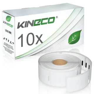 10 Etiketten für Dymo 11355 S0722550 19x51mm