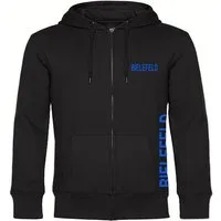 multifanshop Kapuzensweatjacke Bielefeld - Brust & Seite - Sweat