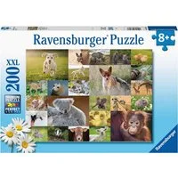 Ravensburger Puzzle Süße Tierbabys, 200 Puzzleteile, Made in Germany