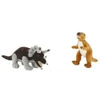 Heinrich Bauer Plüschfigur Dinosaurier Plüsch Grosse: ca. ab 12 cm bis 15 cm Stofftier (2-St), Dino Saurier - Diene Tiere mir Herz - Sammeln und Spielen