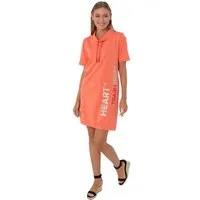 Estefania for woman Sommerkleid 195-5105, " trust your heart " mit Strassbesatz und Glitzerprint Glitzerprint