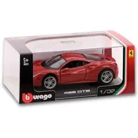 Bburago Modellauto Ferrari 488 GTB, Maßstab 1:32, detailliertes Modell