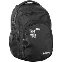 PASO Schulrucksack, BeUniq – Schulrucksack Jugendliche – Schwarz