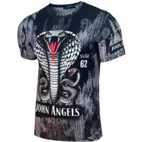 Baxboy T-Shirt Baxboy Moderner Männer Kurzarm Allover Print T-Shirt 220-229