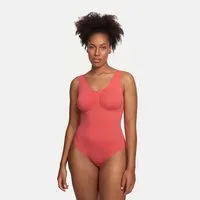cfab Shaping-Body Tank Bodysuit Sculpting Shapewear mit String-Coral-XL (1-tlg)