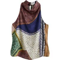 Next Blusentop N. Premium Neckholder-Oberteil aus Satin (1-tlg)