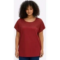 Sheego T-Shirt Kurzarm-Shirt Kurzarm