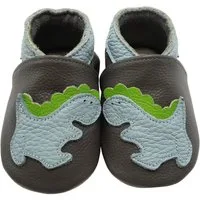 Yalion Yalion Weiche Leder Krabbelschuhe & Lauflernschuhe Hausschuhe Grau Krabbelschuh