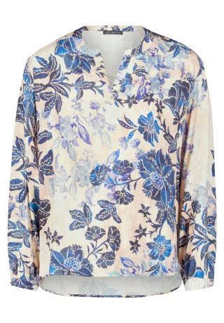 Betty Barclay - Schlupfbluse Beige/Blau - Gr. - 46