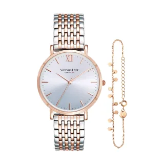 Victoria Hyde Primrose Uhren Klassisch Bicolor Rose Gold Silber