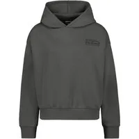 SUBLEVEL Kapuzenpullover Damen Sweathoodie mit Miniprint Oversize Hoodie, weicher Sweat