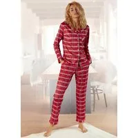 H.I.S Pyjama (Set, 2 tlg) aus Flanell mit Allover-Karomuster