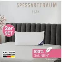 SPESSARTTRAUM 3-Kammer-Kopfkissen Laax Sparset, Kissen 40x80, 80x80xm & weitere Größen