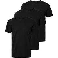 Selected Rundhalsshirt SLHZREG-DAN 3 PACK SS O-NECK TEE (Packung, 3-tlg)