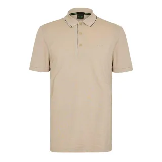 Boss - "Paule 4" Poloshirt für Herren (Hellbeige)