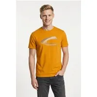 camel active T-Shirt mit Logo Print