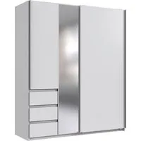 Wimex Schwebetürenschrank Stade, B: 168cm, inkl. Spiegel und von außen bedienbaren Schubladen mit von außen bedienbaren Schubkästen
