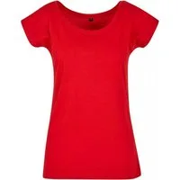 Build Your Brand Rundhalsshirt Ladies´ Wide Neck Tee Rundhalsausschnitt