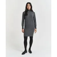 Gant Strickkleid SUPERFINE LAMBSWOOL KNIT Winterkleid, relaxed fit, Rollkragen, aus reiner Wolle