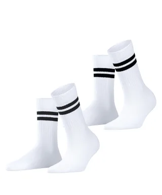 ESPRIT socks & tights - Esprit Tennis Stripe 2-Pack Damen raw white - Gr. - 40.5