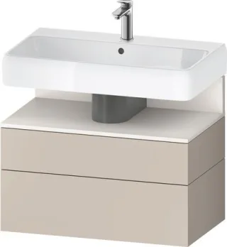 Duravit Qatego Waschtischunterbau wandhängend Taupe Matt 790x470x590 mm - QA4394084910010 QA4394084910010