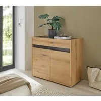 Home affaire Kommode GiRON/CiTY, Schrank in vier Farben, modernes Sideboard, Kommode, in zwei Farben erhältlich, 2 Türen, 1 Schubkasten, 80 cm breit