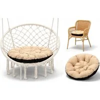 Amazinggirl Dekokissen Hängesessel Kissen Sitzkissen für Hängeschaukel 60 cm - Outdoor