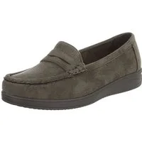 Ital-Design Elegante Loafer für Damen aus hochwertigem Material Slipper (91117411) ultraleichte und komfortable Sohle