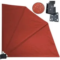 Quick Star Sichtschutzfächer mit Easy Mount Wandplatte, Blickdicht und Wetterfest (1-St) Separate Wandplatte