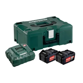Metabo Basis-Set 2 x 4.0 Ah + metaBOX 145 - 685064000