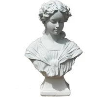 Stone and Style Gartenfigur Frostfeste Steinfigur Frauenbüste Antoinette 50cm