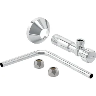 Geberit Wasseranschlussset seitlich 3/8" hochglanz-verchromt, 243743211 243743211