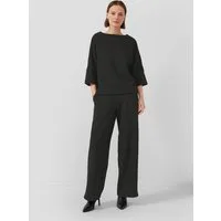 s.Oliver Chinos Hose Jacquard-Hose mit Glitzergarn und Elastikbund