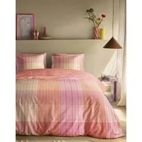 Estella Bettwäsche Oilily Satin Bettwäsche 135x200 Solin multi Karo kariert Wende Sommer, Mako-Satin, 2 teilig, außergewöhnlich weich