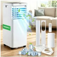 Nettlife Turmventilator Klimagerät Klimaanlage Mobile 7000/9000 BTU Luftkühler 3-in-1, für Räume bis 20 m² Leiser für Mietwohnungen ohne Bohren