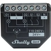 Shelly Shelly 2PM Gen4 Steuergerät Bluetooth, Wi-Fi, ZigBee Smart-Home-Zubehör
