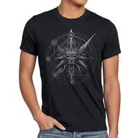 style3 T-Shirt Hexer Wappengeralt riva der hexer the witcher mittelalter