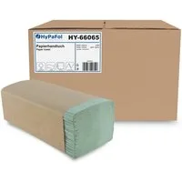 Hypafol Papierhandtuch 1-lagig, recycling grün, 25x20 cm, ZZ/V Falz, 4.000 Blatt (4000-St)