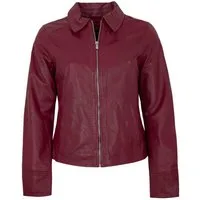 Jilani Lederjacke Elodi Jilani - Damen Lederjacke Lammnappa purple