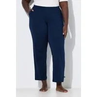 Ulla Popken Pyjama Pyjamahose uni / Herzen langes Bein