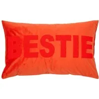PAD Dekokissen Letters Besti Orange, Schriftzug