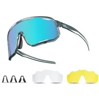 ROCKBROS Fahrradbrille Photochromatisch Sonnenbrille Outdoor MTB Rennrad Sportbrille, (1-St), für Damen und Herren Fahrradbrille