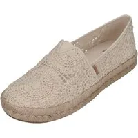 TOMS ALPARGATA ROPE 2.0 Espadrille Natural Crochet Lace