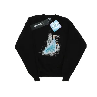 Disney - "Frozen Elsa And Olaf Winter Magic" Sweatshirt für Mädchen (Schwarz)
