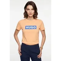 HUGO T-Shirt Classic Tee mit Rundhals, Logodruck