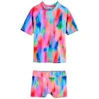 Next Badeanzug Sonnenschutztop und Schwimmshorts im Set (2-St)