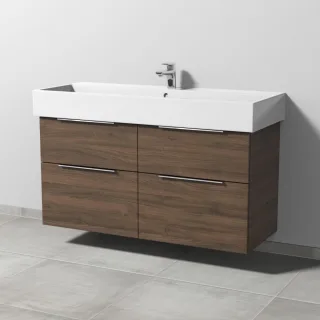 Sanipa 3way Waschtischunterbau zu Duravit Vero Air Waschtisch mit 2 Auszügen, Eiche-Arizona UM43680